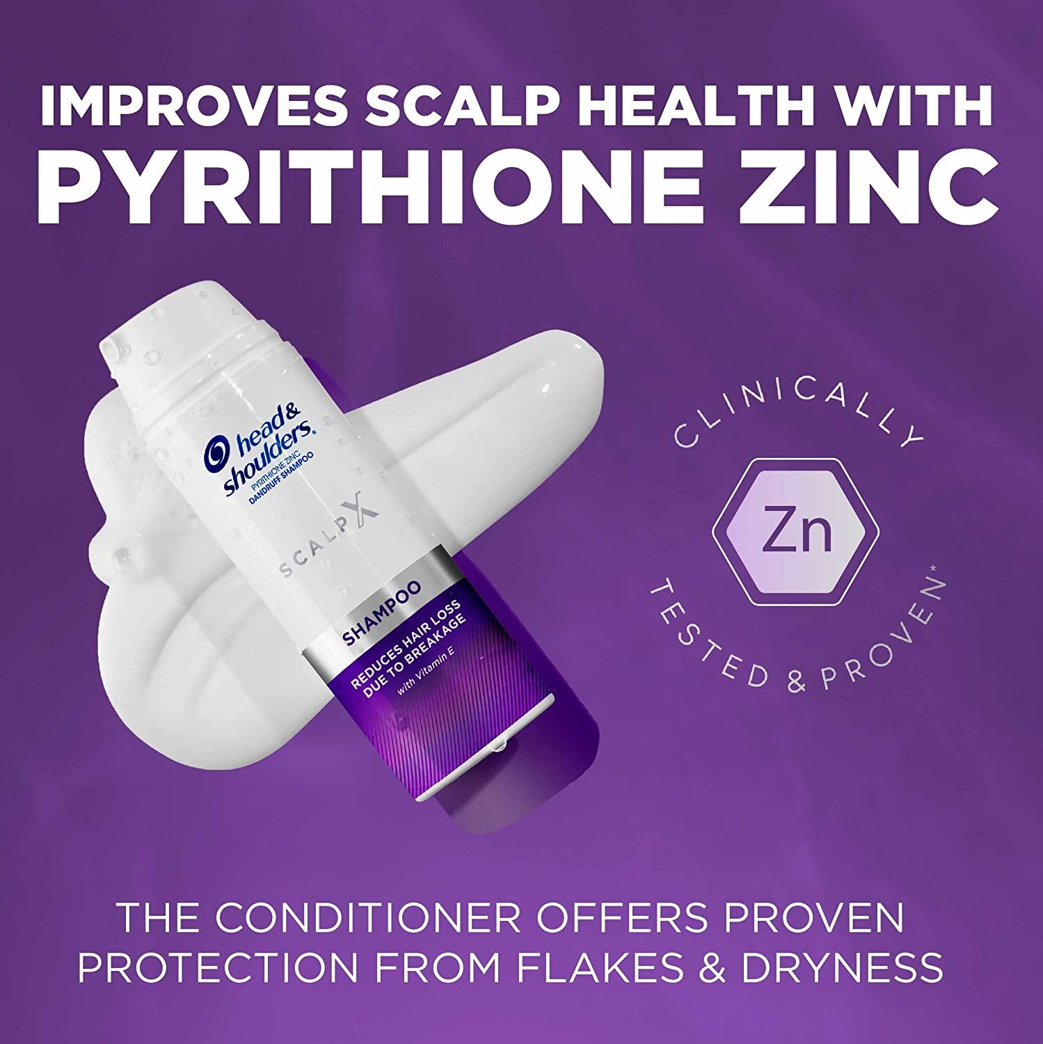 Head & Shoulders Scalp X Anti Dandruff Shampoo for Women, 5 Fl Oz Hair Treatment Reduces Hair