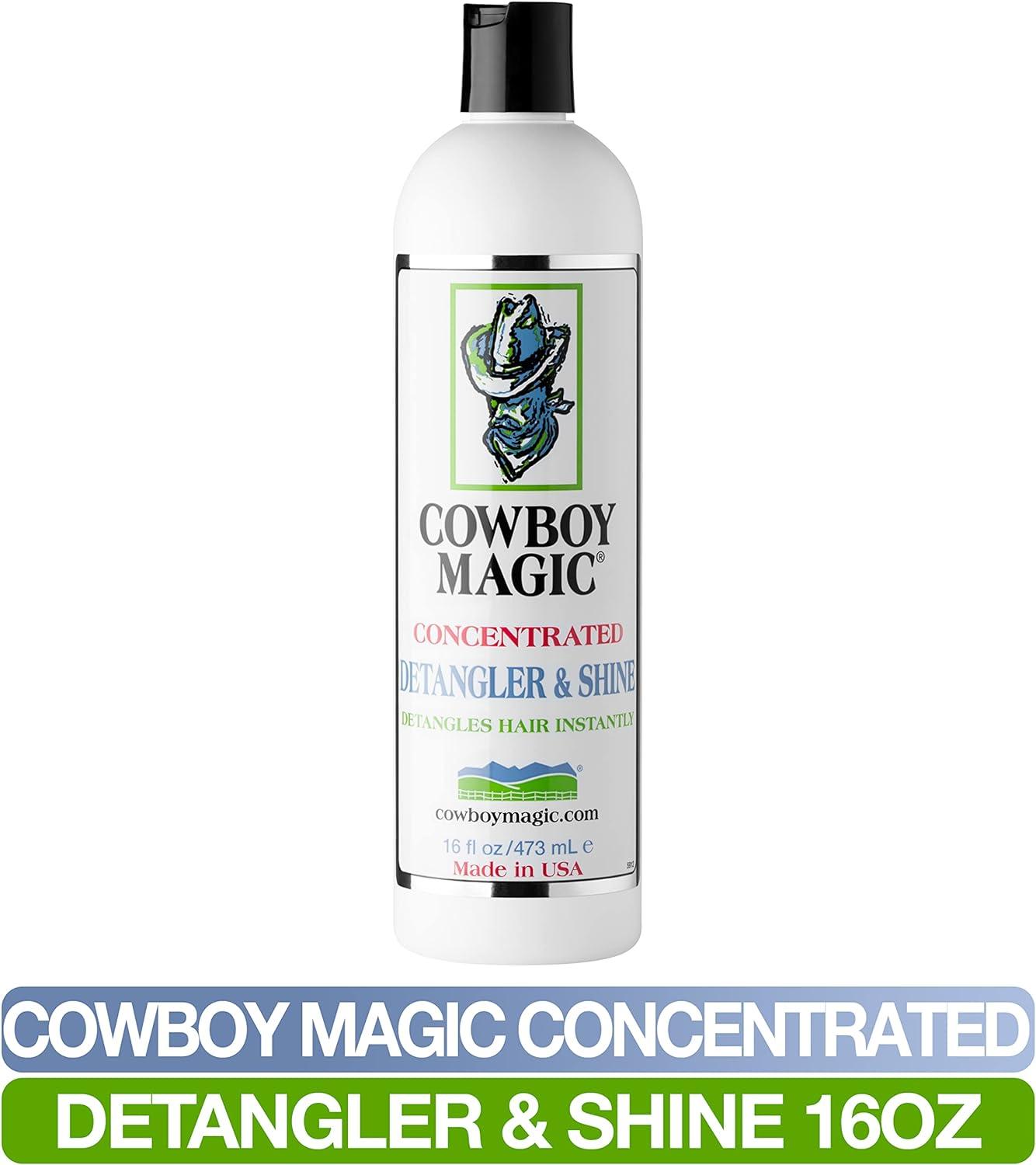 Cowboy Magic Detangler & Shine 16oz Professional Horse Mane & Tail Care