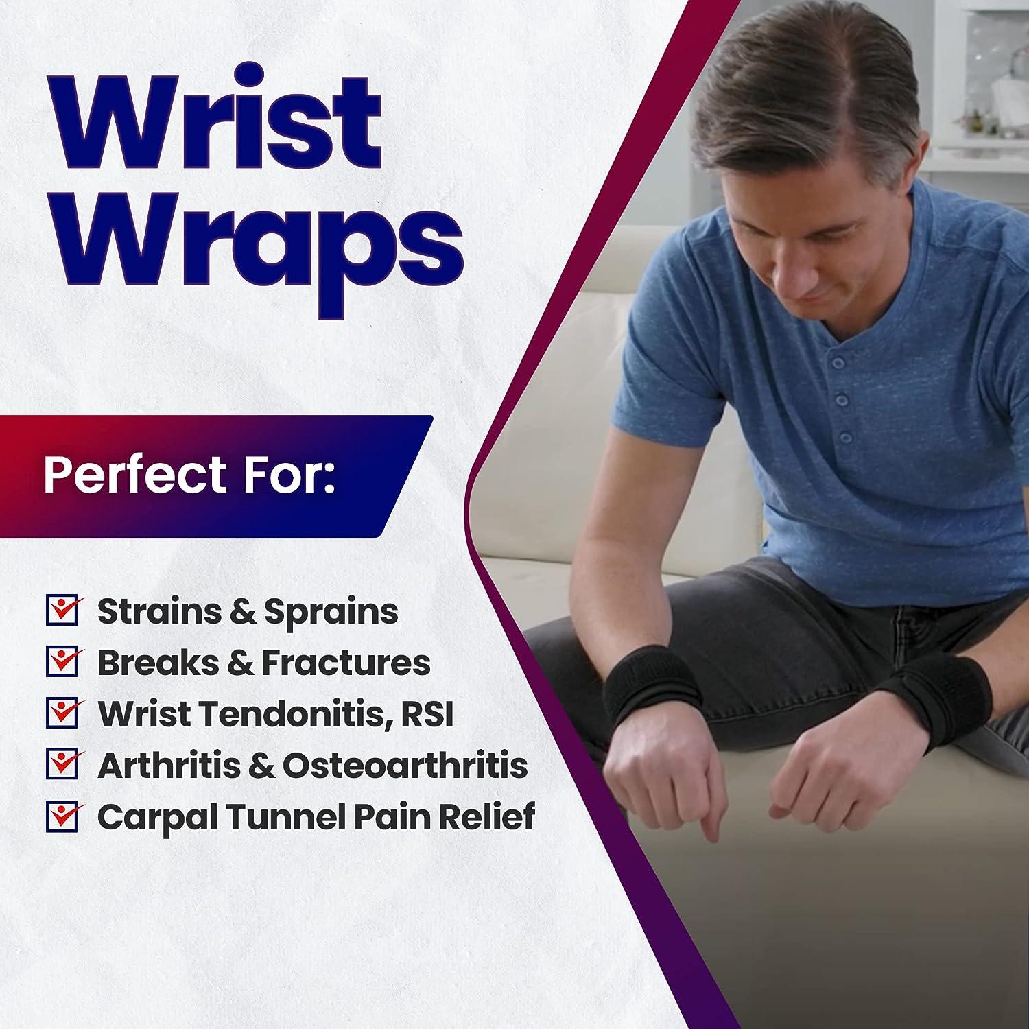 Wrist Wraps for Wrist Tendonitis Wrist Support for Carpal Tunnel Pain