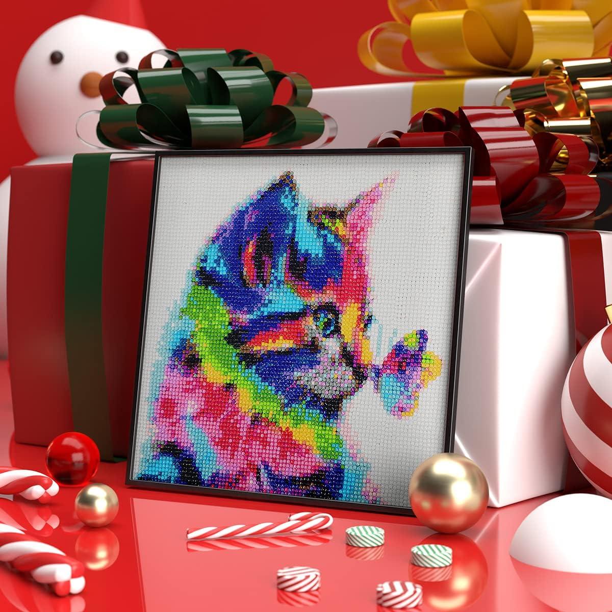 Ccfqiangtie DIY Diamond Painting Kits for Teens,Cartoon Animal cat in  Clothes,Street View,5D Full Round Drill Diamond Painting kit Christmas  Thanksgiving Decorati - 40x50cm : : Home & Kitchen