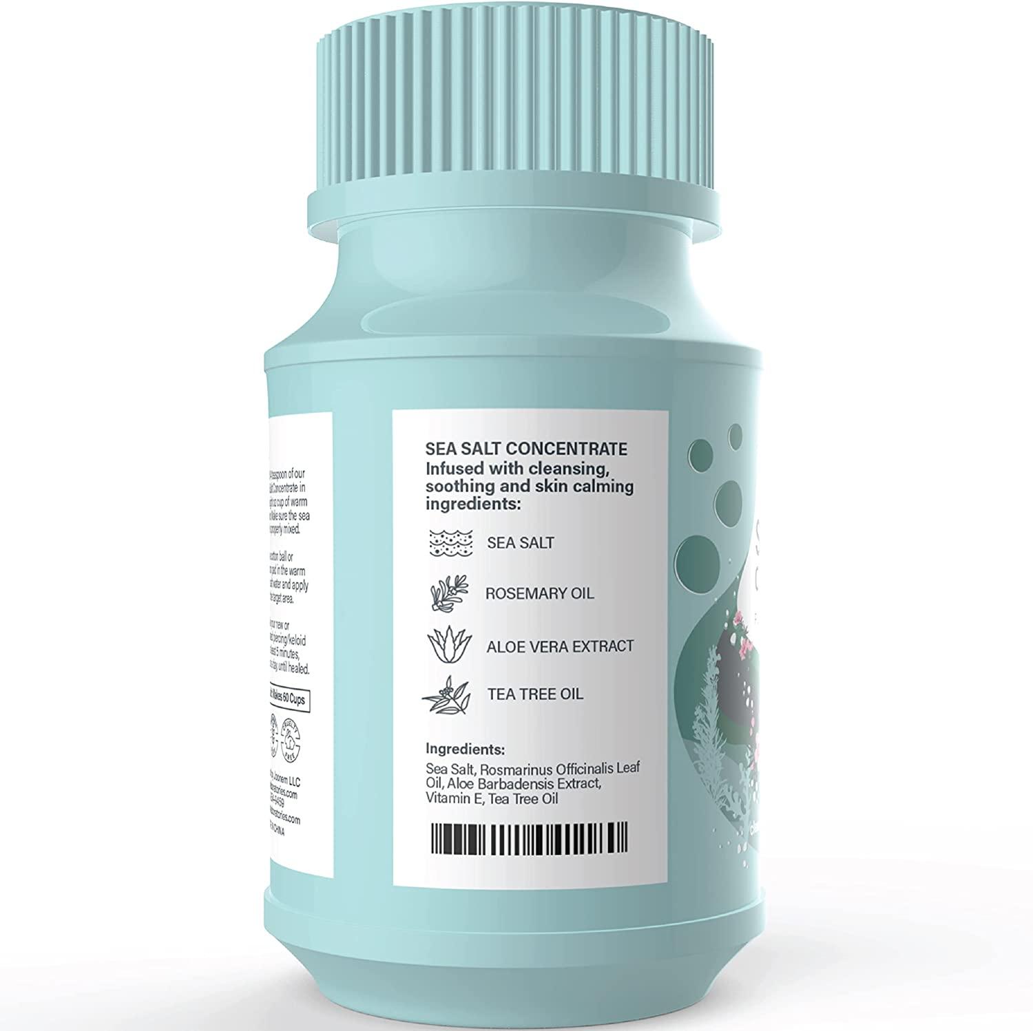 Base Labs Sea Salt Wash Piercing Aftercare Bump Treatment & Keloid