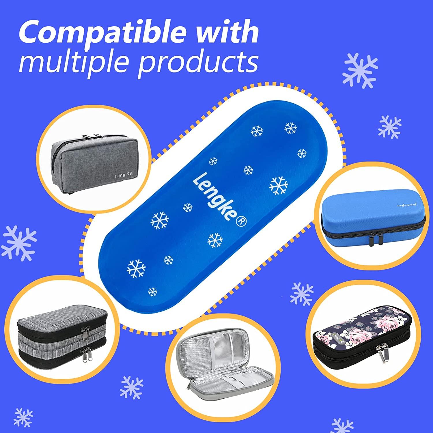 YOUSHARES Insulin Cooler Ice Packs TSA Approved Travel Ice Packs for