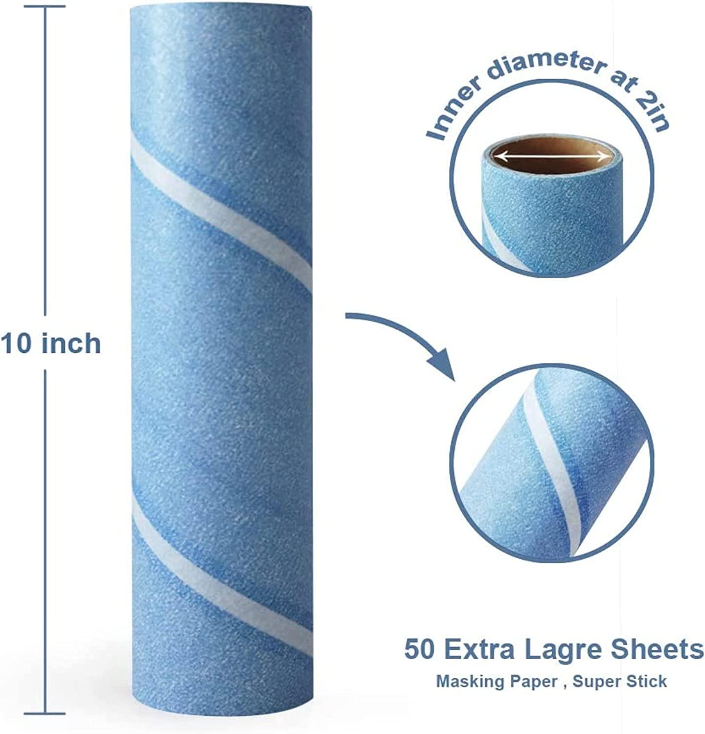 Mega Floor Lint Roller Refill - 50 Sheets | Smart Design Laundry 2