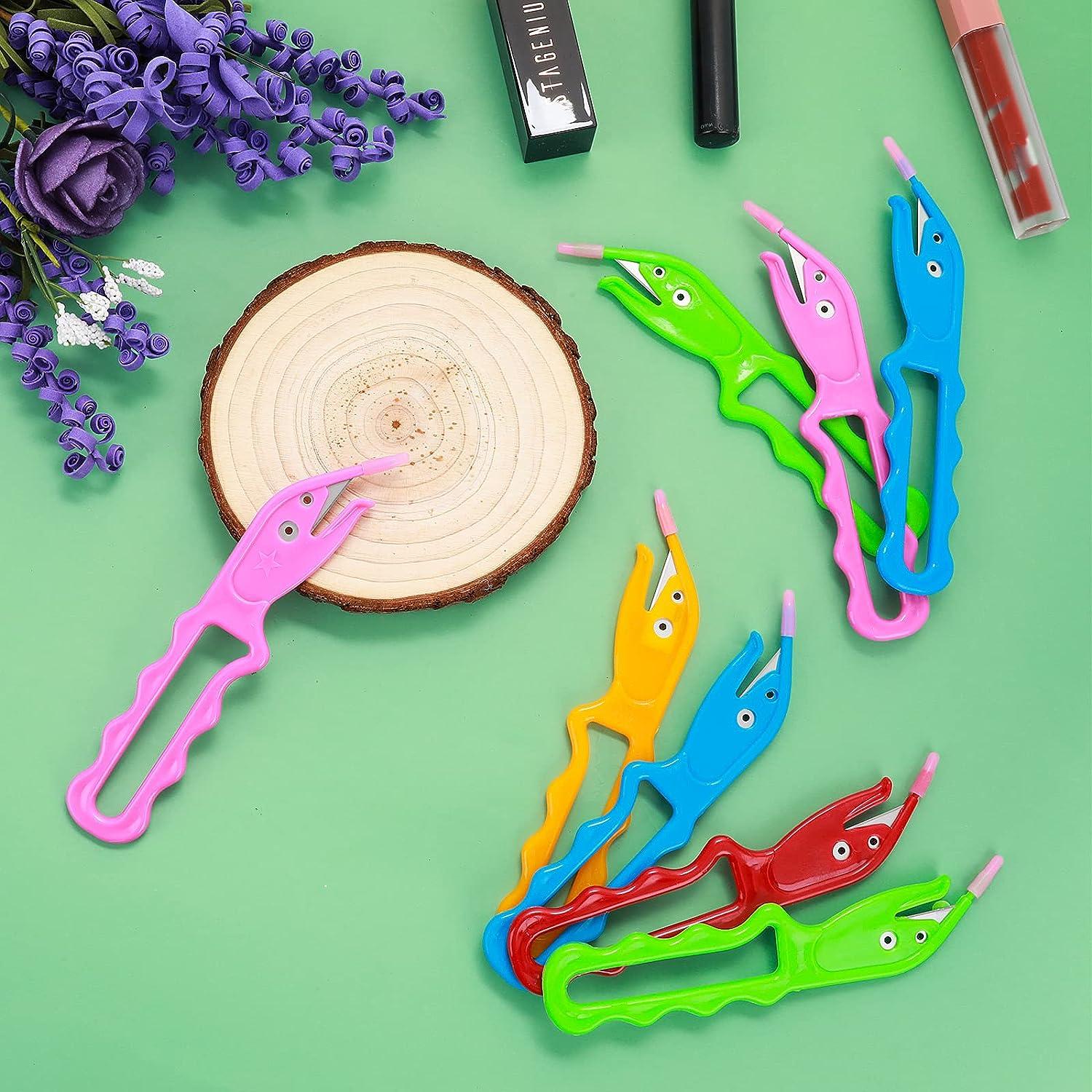 Lusofie 8Pcs Rubber Band Cutter for Hair Elastic Hair Tie Cutter Rubber