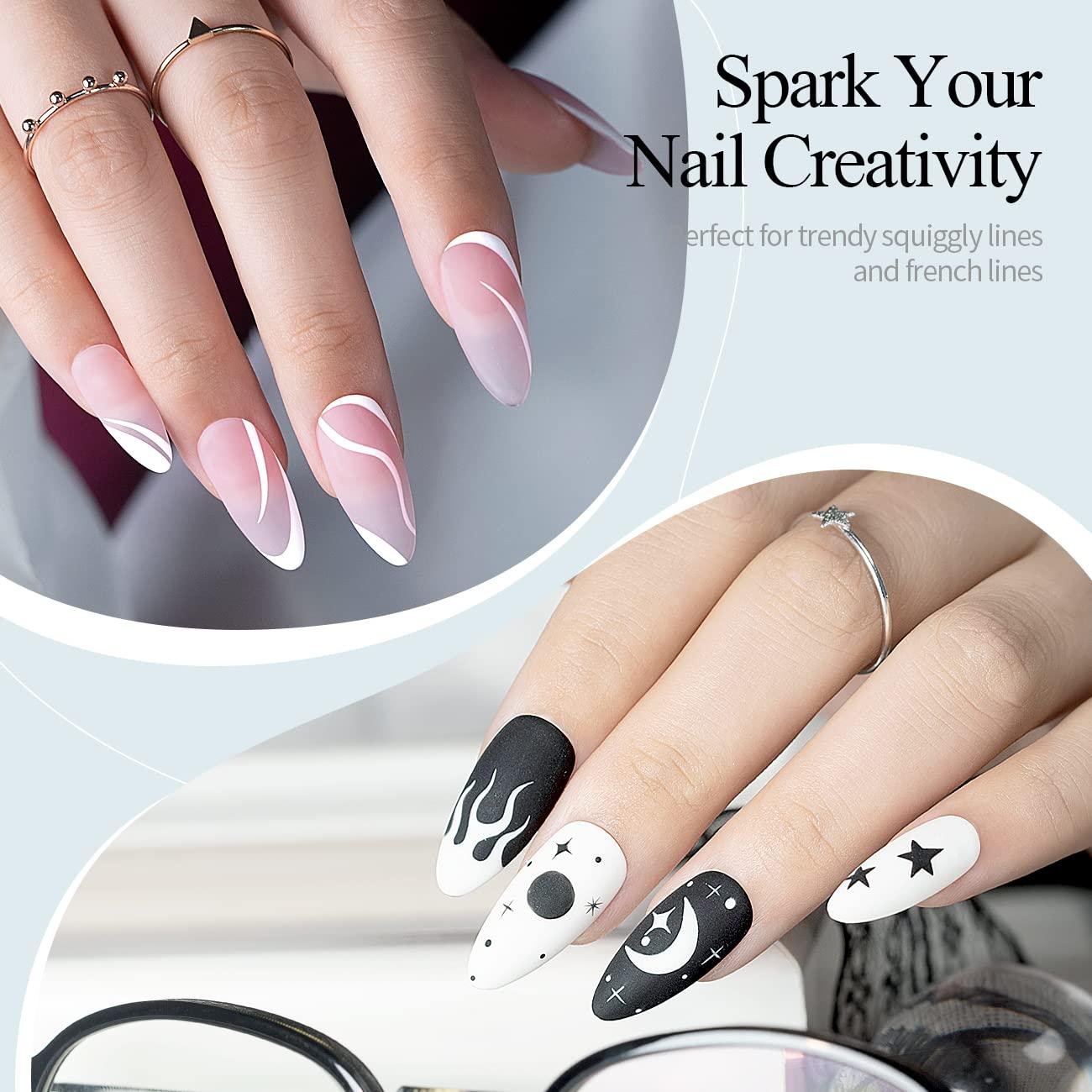 20 Elegant White Nail Designs To Copy | White gel nails, White acrylic nails,  White glitter nails