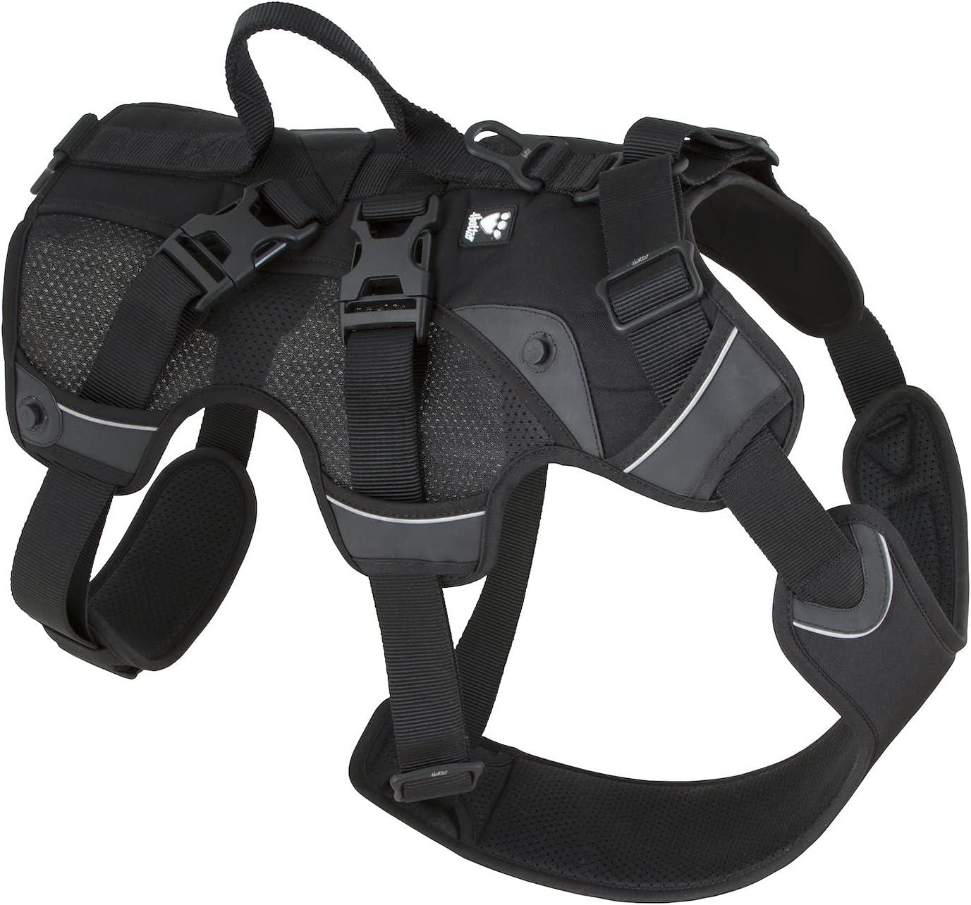 Hurtta Trail Pack Dog Backpack, Raven, Medium, 3038 in, 4080 lbs