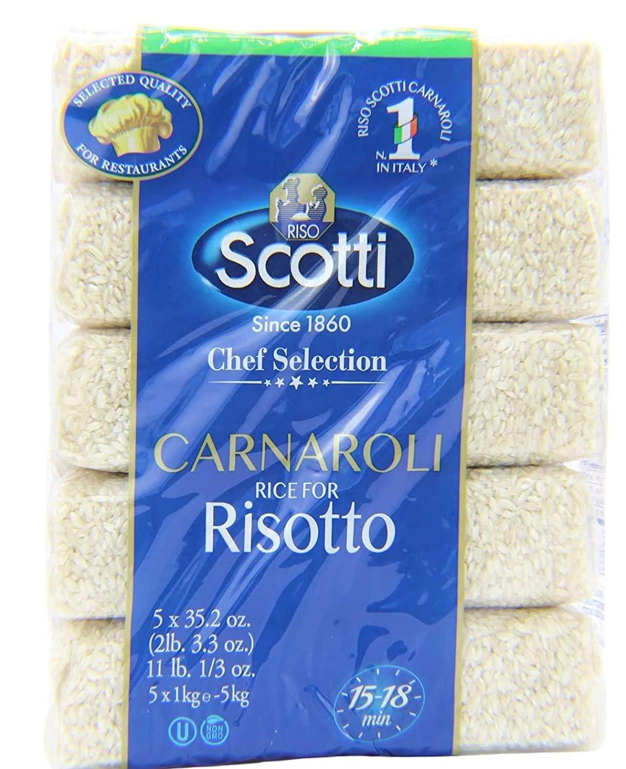 Carnaroli Rice for Risotto 11 lbs (5x1 kg) Product of Italy Chef