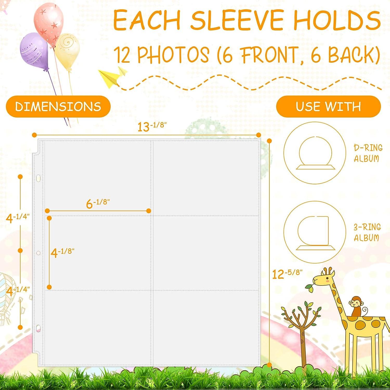 60 Pcs Graduation Scrapbook Refill Pages 12 x 12 Inches Photo Album