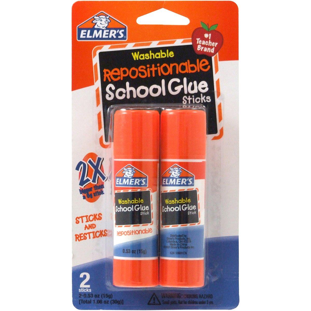 Elmer's All Purpose School Glue Sticks, Washable, 7 Gram, 30 Count 30 Count  Standard Stick Glue