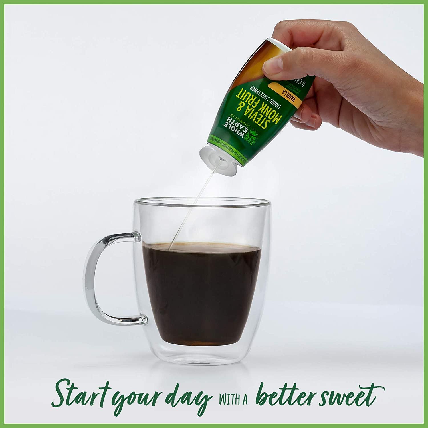 Whole Earth Sweetener Co. Vanilla Stevia & Monk Fruit Liquid Sweetener