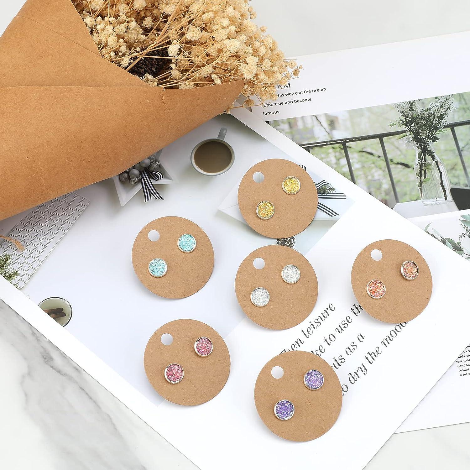 Various Paper Cardboard for Stud Earrings Displays Cards Handmade