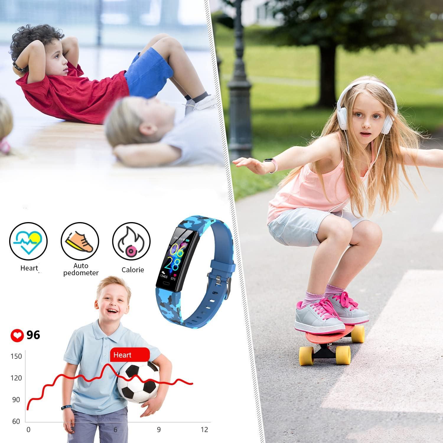 Kberho Kids Fitness Tracker, Fitness Watch Activity Tracker with