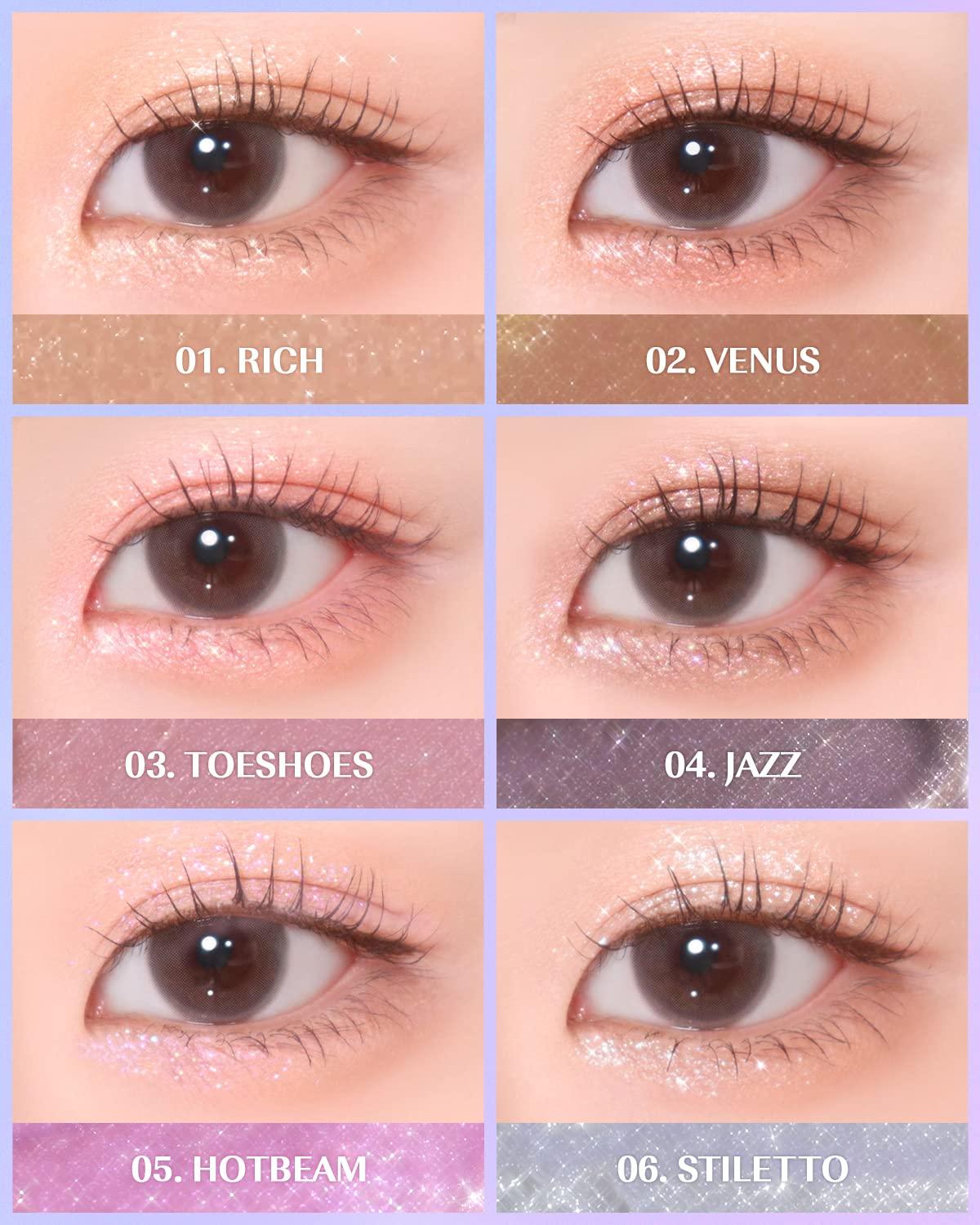 AMTS webtoon True Beauty Makeup liquid glitter eyeshadow vegan korean