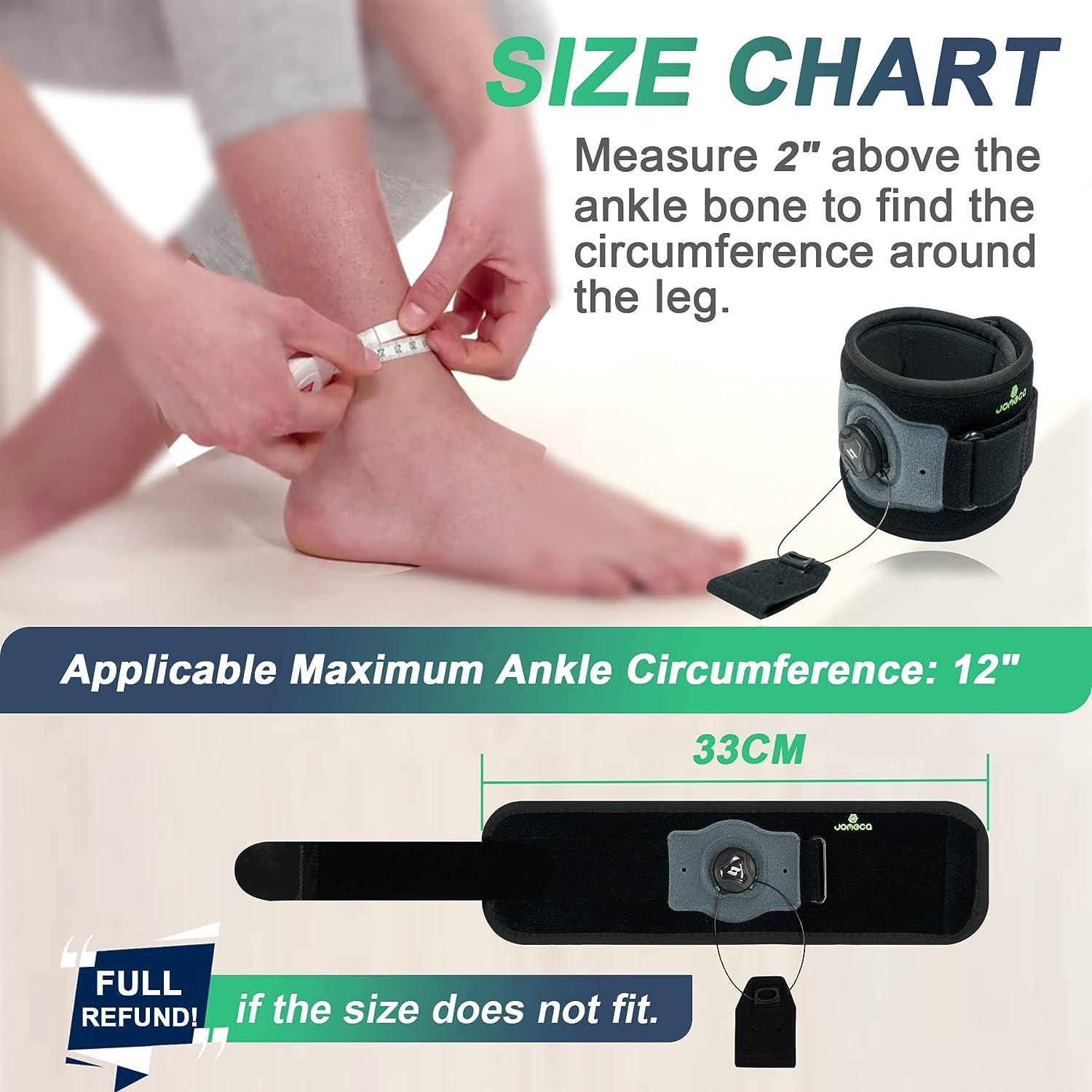 JOMECA Drop Foot Brace with ReelAdjust Dorsiflexion Drop Foot Support