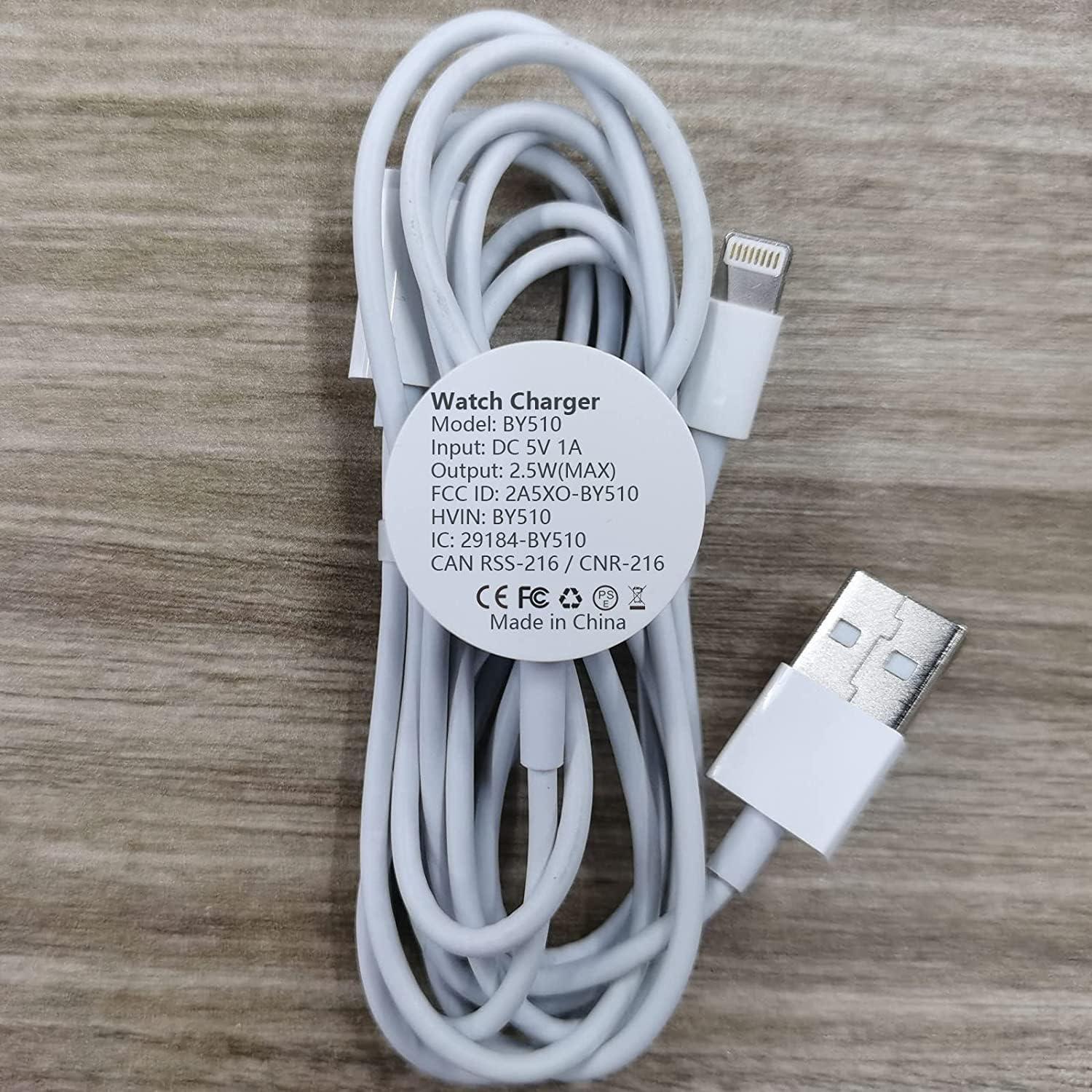 100 W Câble Multi Chargeur 3 M/10 Ft [Certifié Apple MFI] 5 en 1 USB