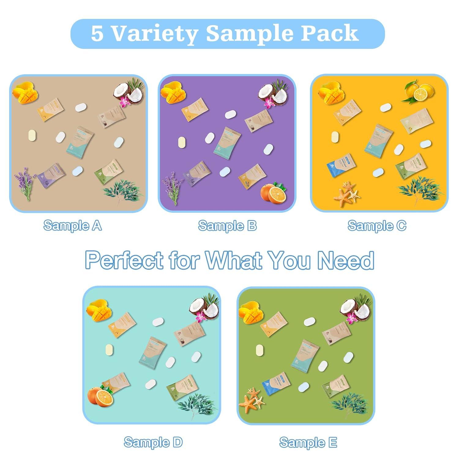 flowcheer Foaming Hand Soap Tablet RefillsZero Waste Hand Wash Sample Pack 5 TabletsEco