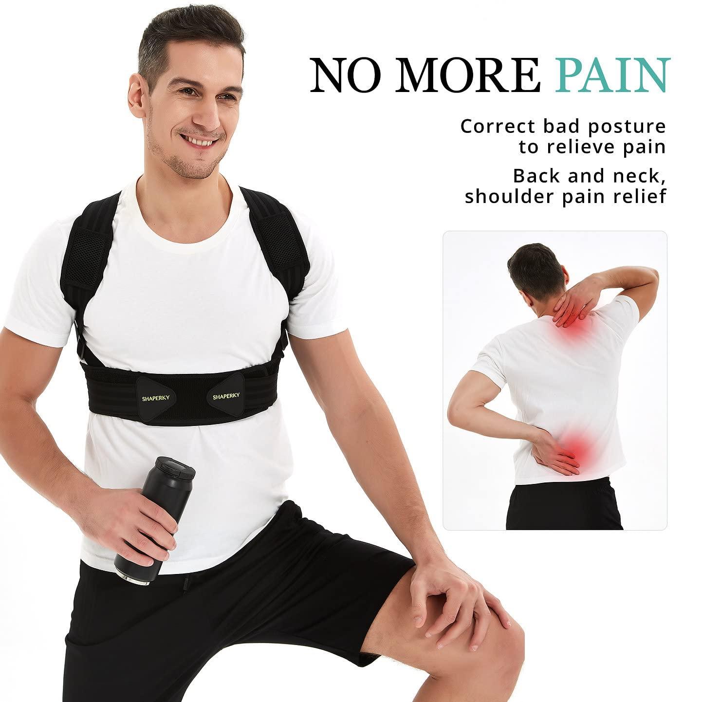 Posture Corrector, Straightener For Shoulder Strap Back Support And