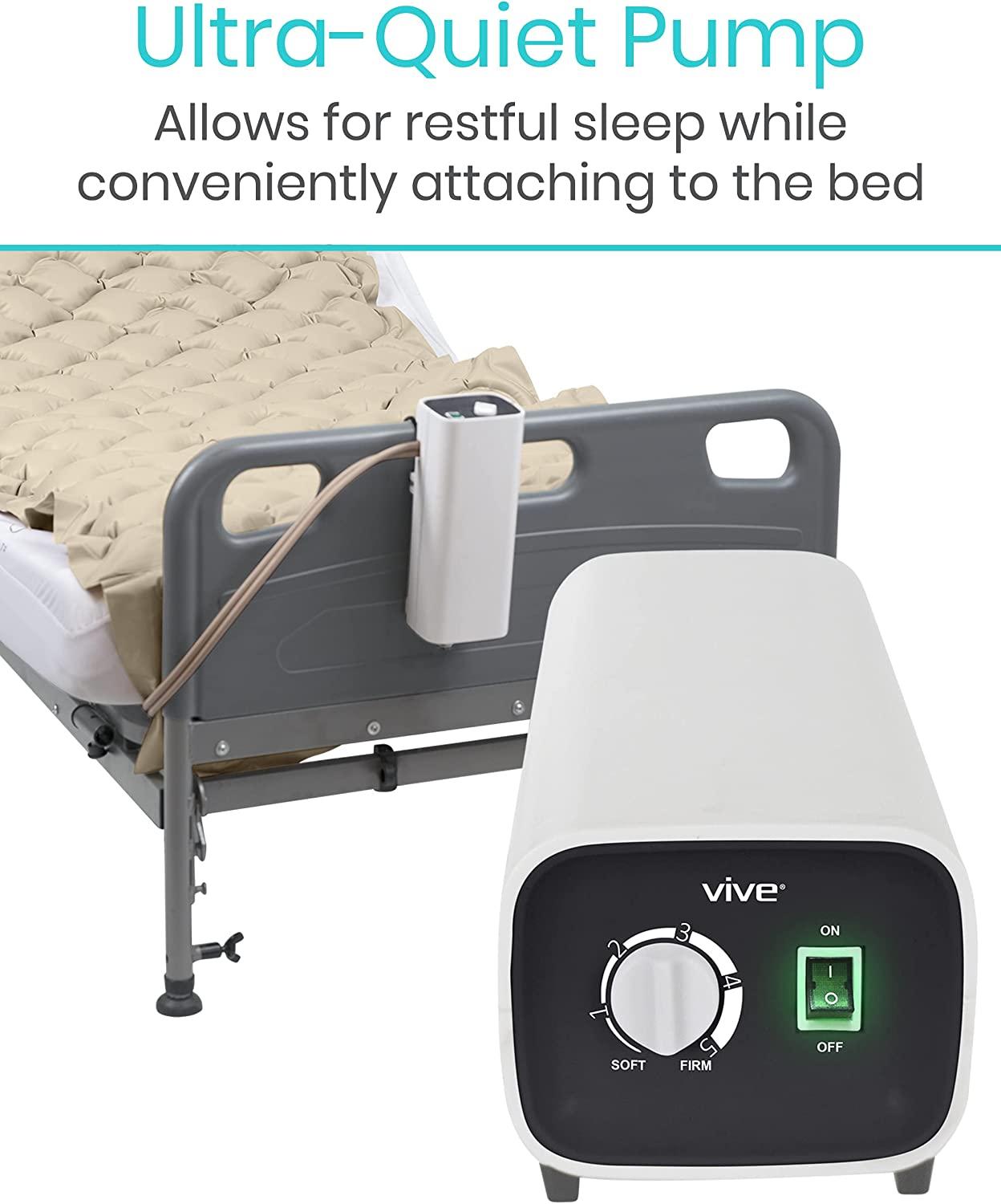 Vive Alternating Pressure Pad Includes Mattress Pad and Electric Pump