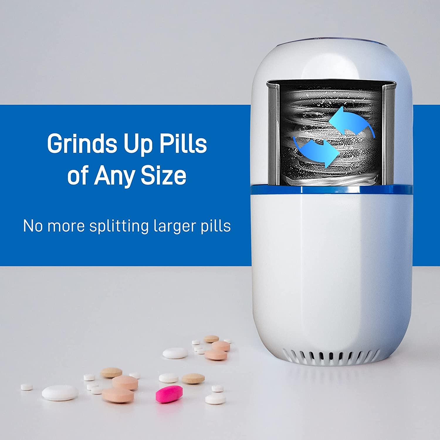 Electric Pill Crusher Grinder Fine Powder Electronic Pulverizer for