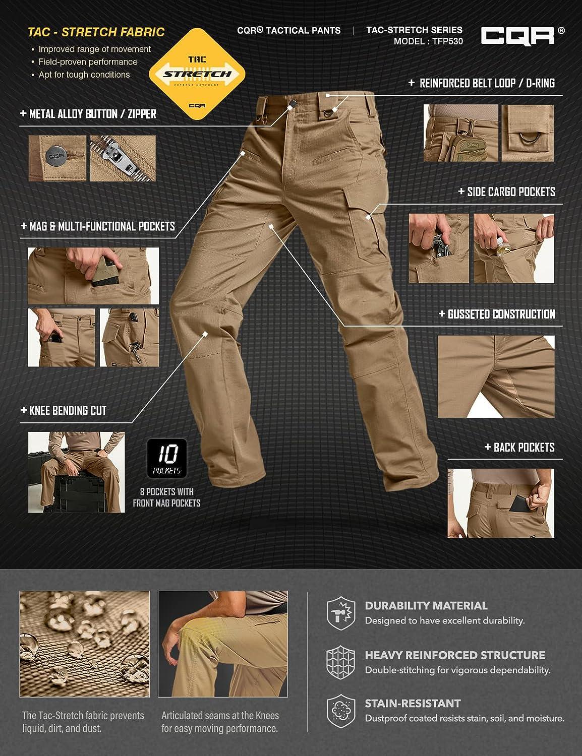 Black Rye Stretch Cargo Pant | Men's Bottom | Connor AU