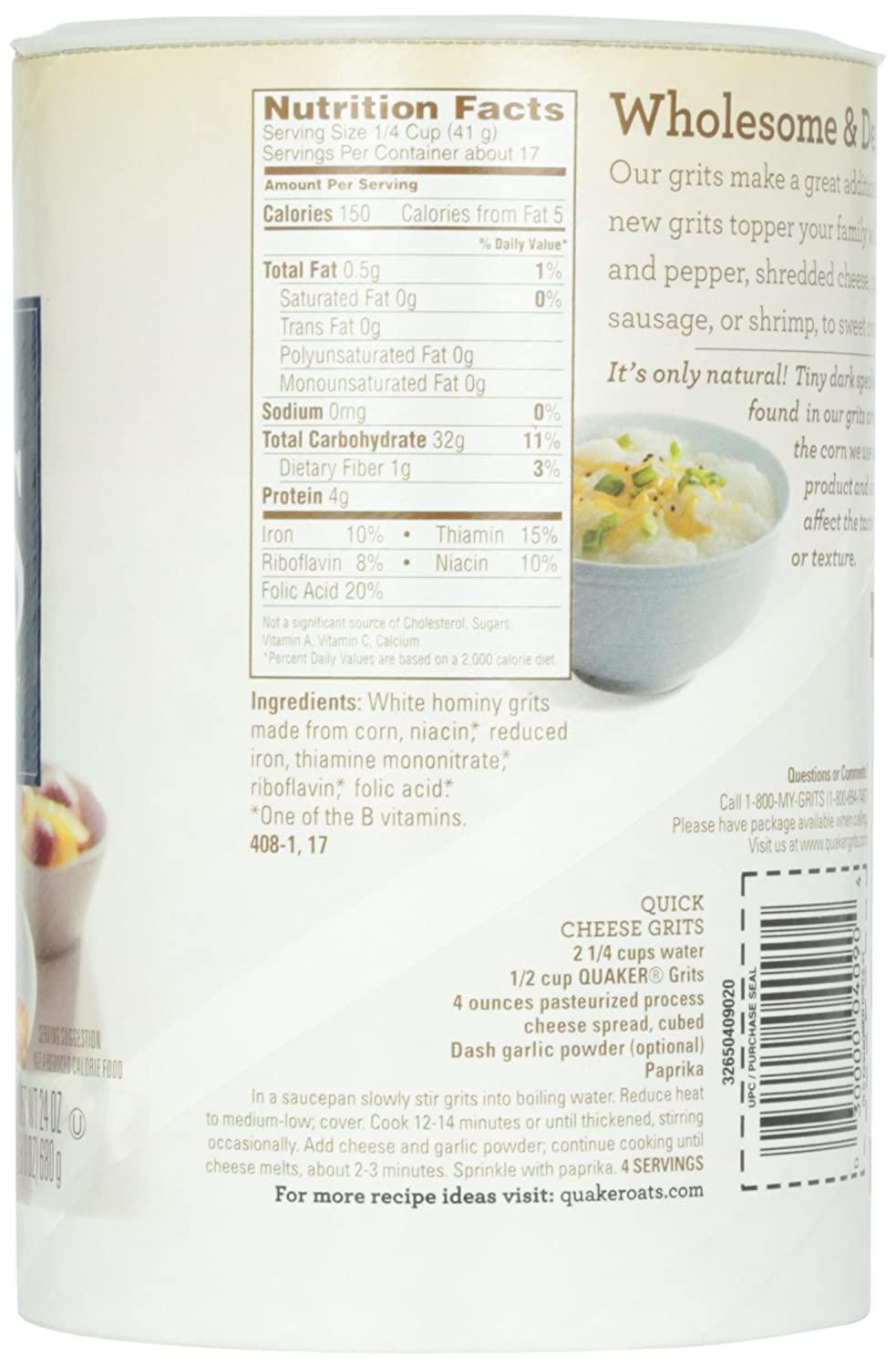 Quaker Quick 5 Minute Grits 24oz Box