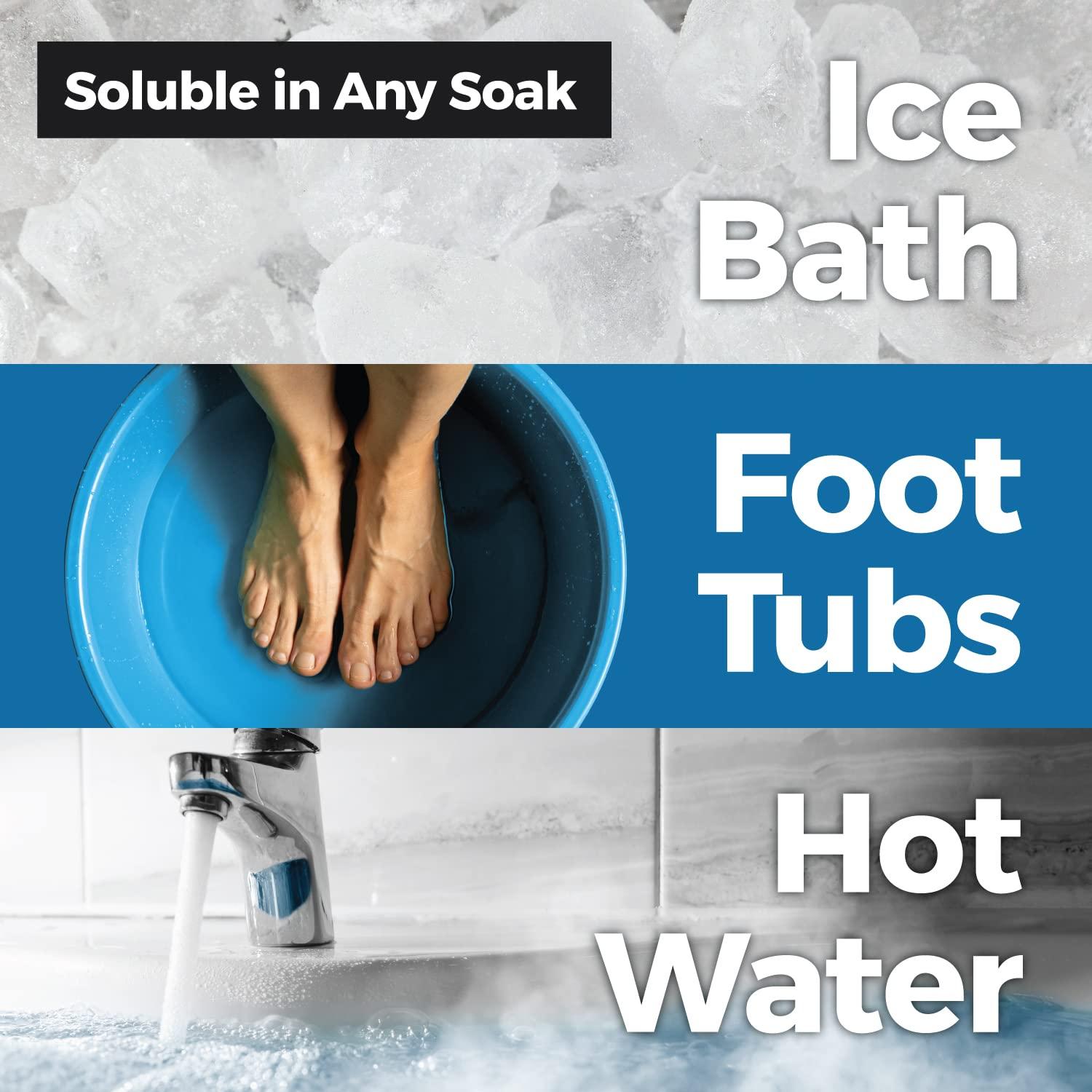 Natural Epsom Salts for Soaking for PainMuscle Recovery Bath Soak