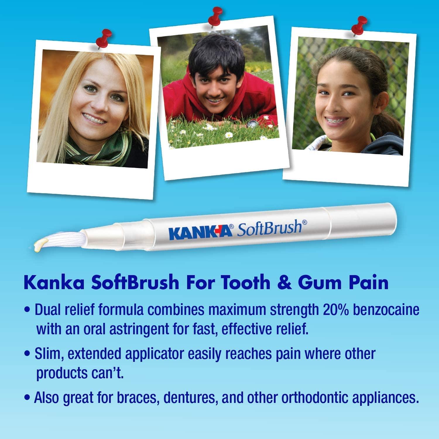 Kank-A Soft Brush ToothMouth Pain Gel, Professional India