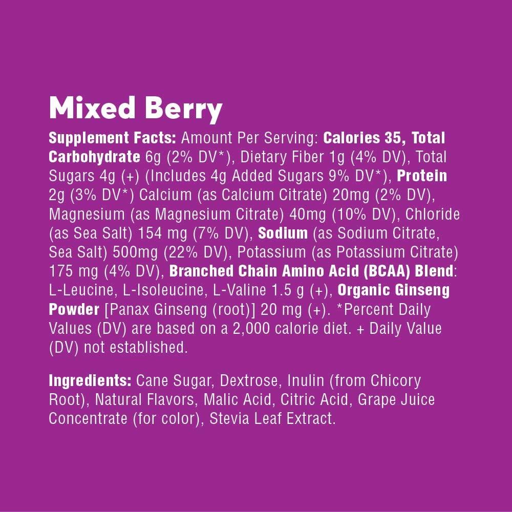 Nuun Prime PreWorkout Drink Powder Vegan BCAAs, Electrolytes