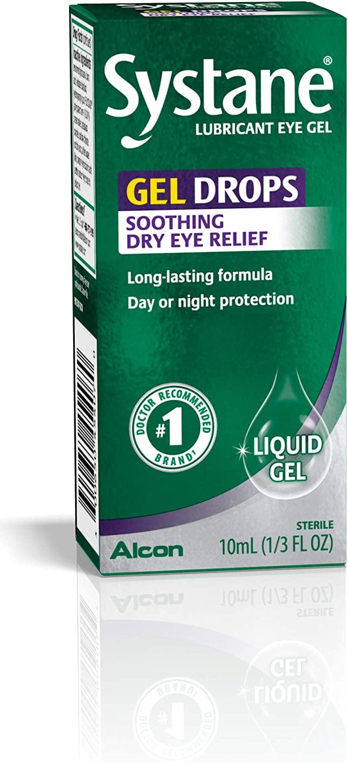 Systane Lubricant Eye Gel Drops 10mL 0.34 Fl Oz (Pack of 1)