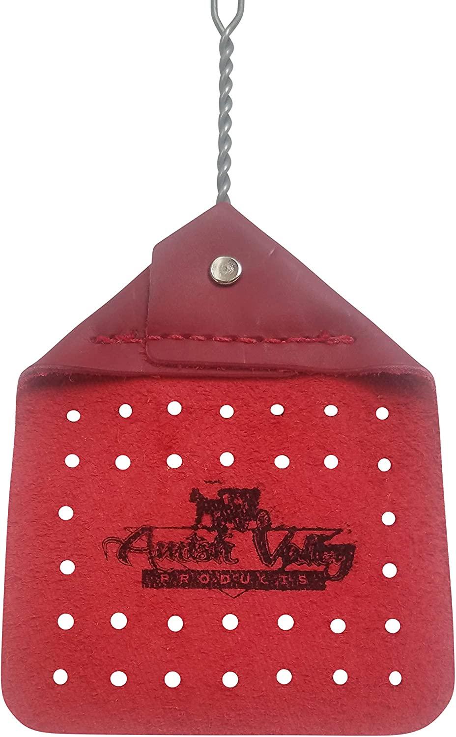 Amish Valley Products Leather Fly Swatter Handcrafted Wire Handle