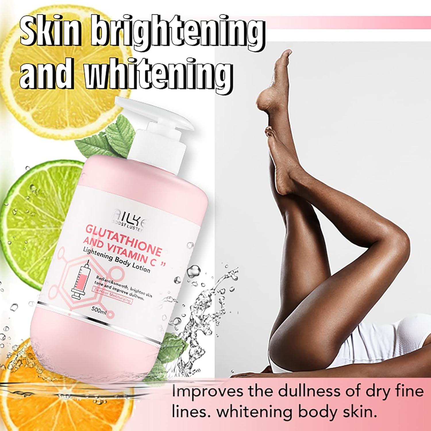 glutathione vitamin c lotion Glutathione and Vitamin C face and body lotions combine powerful  antioxidants to brighten skin, fade dark spots, and even out skin tone  Price280gh main image 1