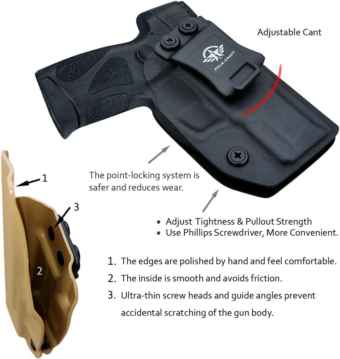 Custom Kydex IWB Holster for Taurus G2C 9mm PT111 PT140 Concealed