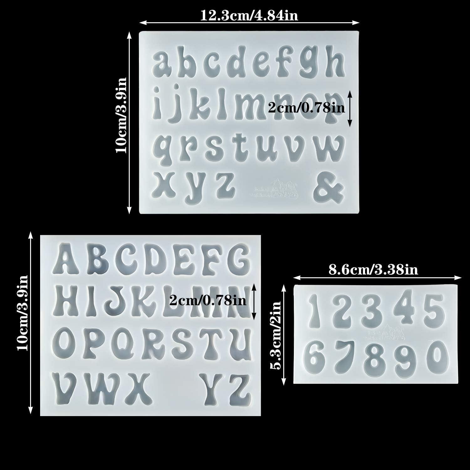 Letter and Number Stencils 4 inch Tall 10cm Large India