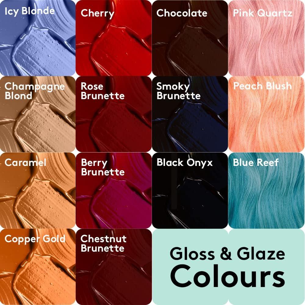 Josh Wood Hair Gloss (Caramel) Semipermanent gloss refreshes and