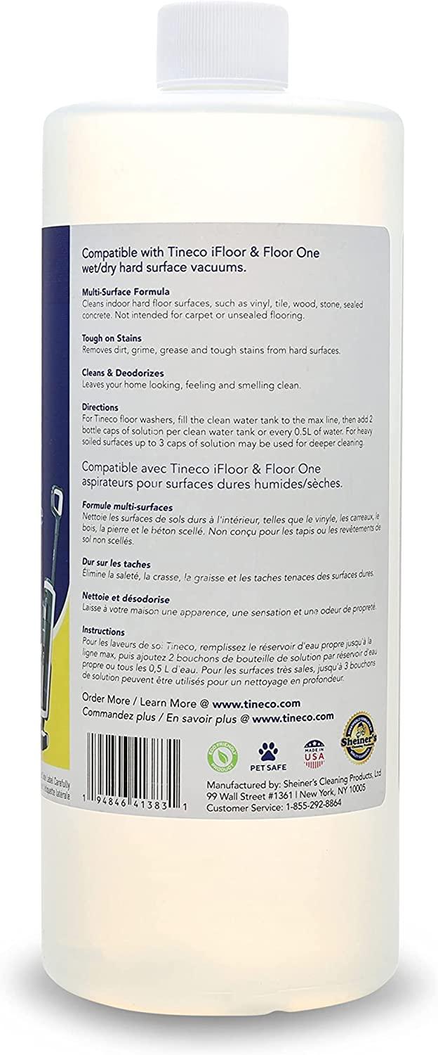 Tineco Floor Cleaning Solution HOW MUCH TO ADD 