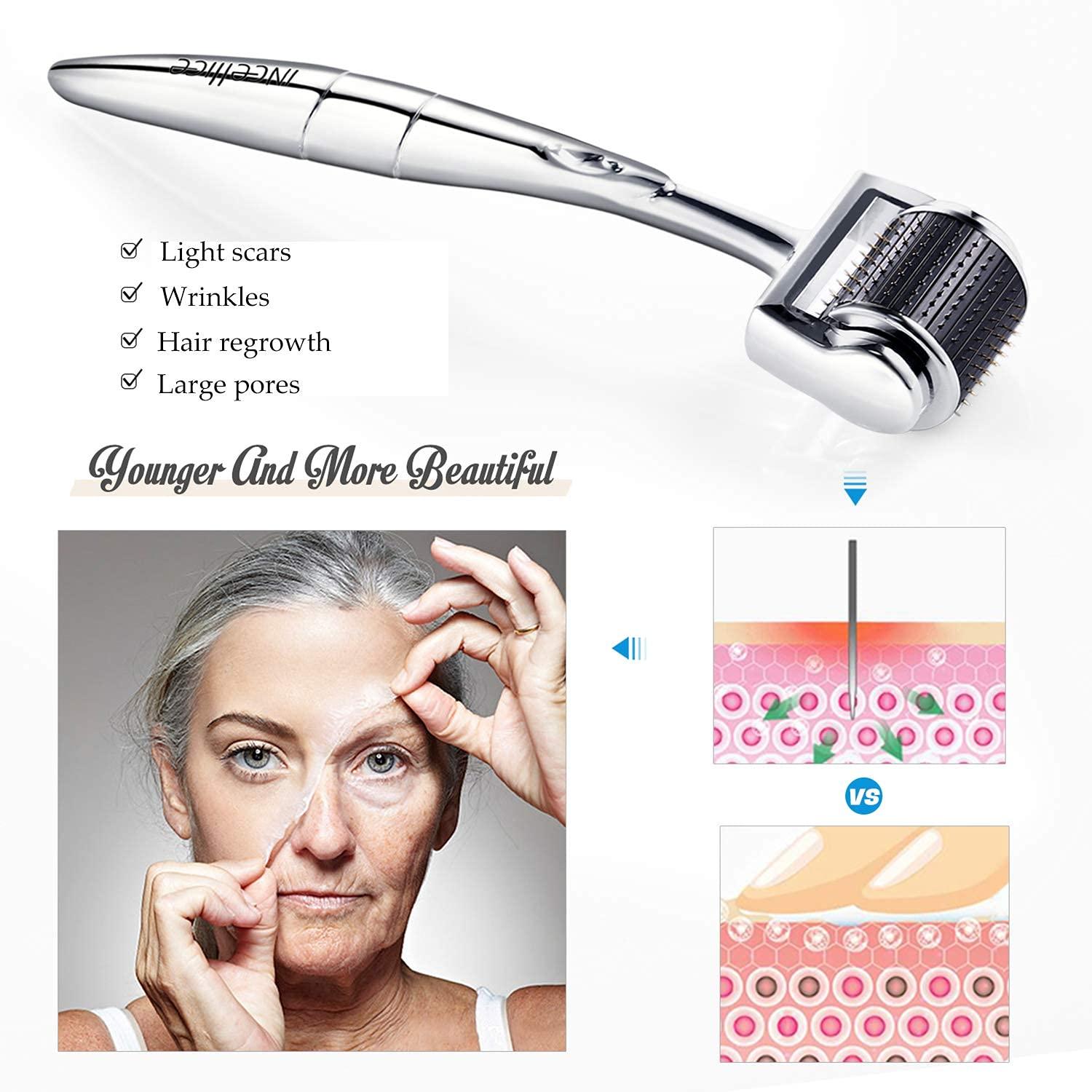 Derma Microneedling Roller 192 Professional Titanium Microneedles