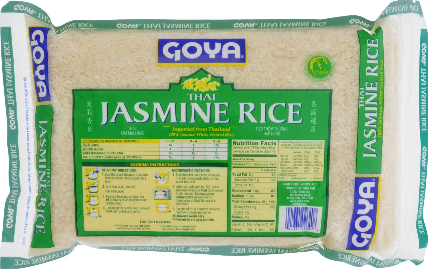 Goya Thai Jasmine Rice 5 lbs Premium Quality Fragrant Rice