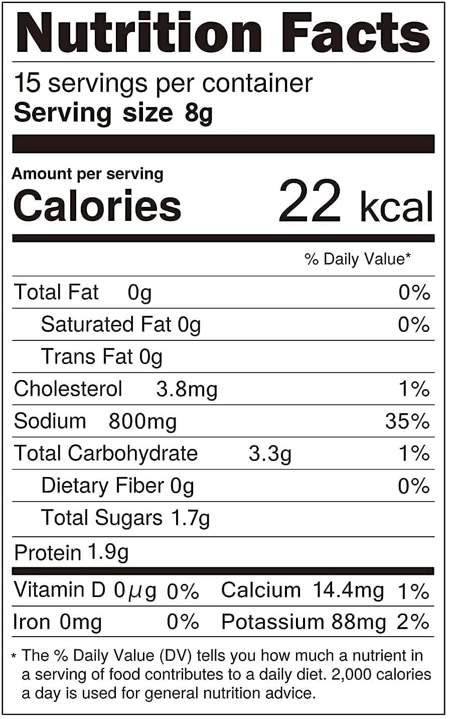 Dashi Umami Powder Soup Stock Japanese Food, Bonito Flakes, Kelp