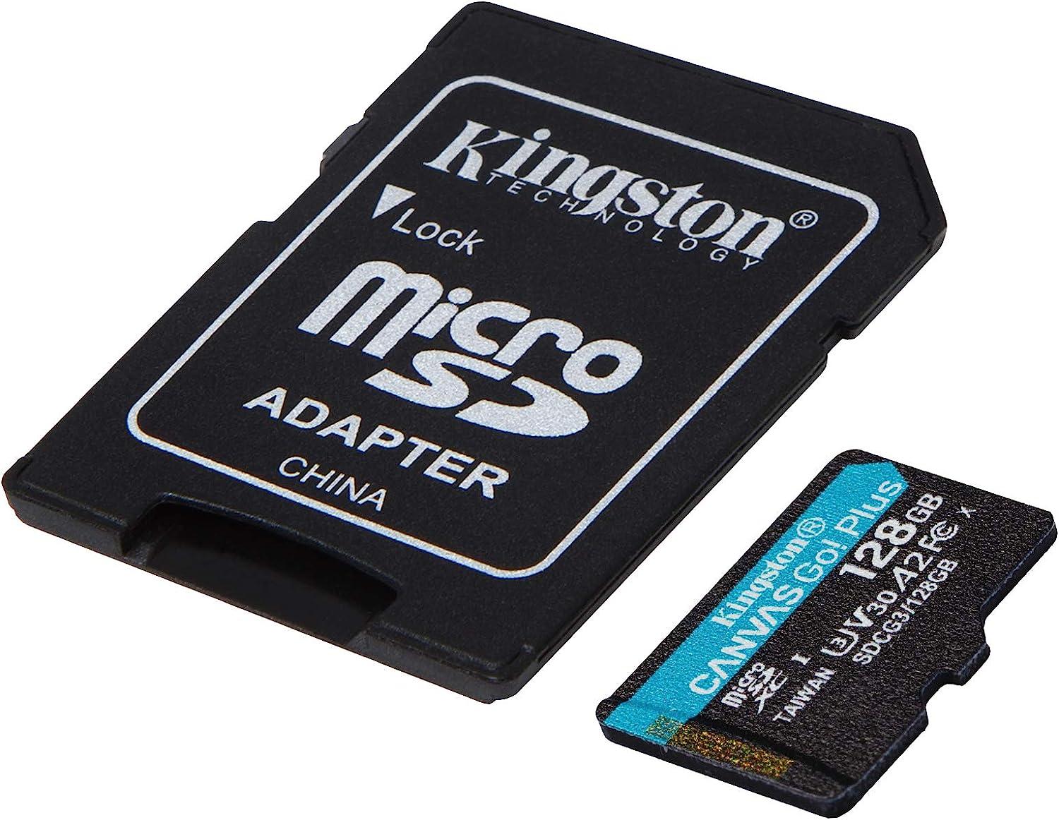 Kingston 128GB microSDXC Canvas Go Plus Memory Card 170MB/s Read