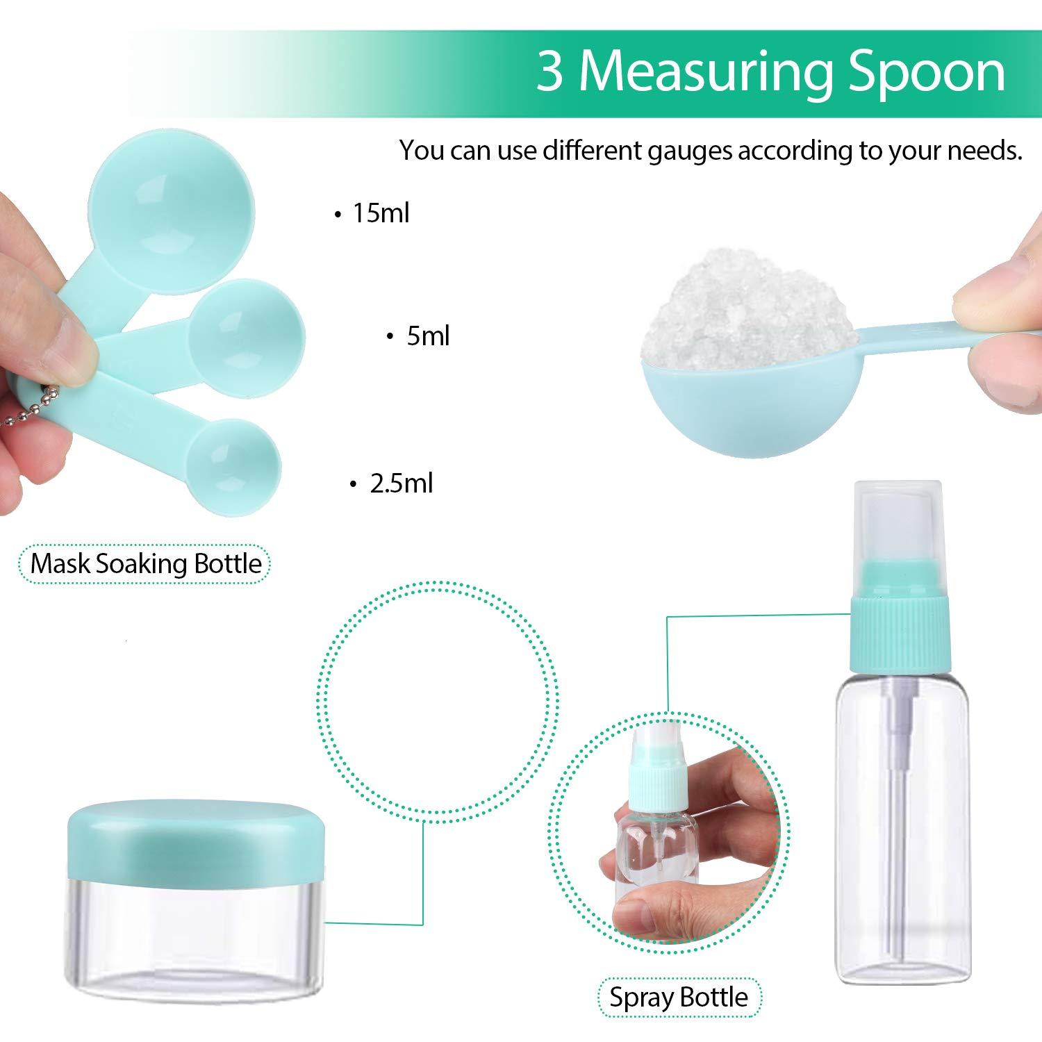 10PCS Face Mask Mixing Bowl Set Silicone Brushes & Spatulas for DIY