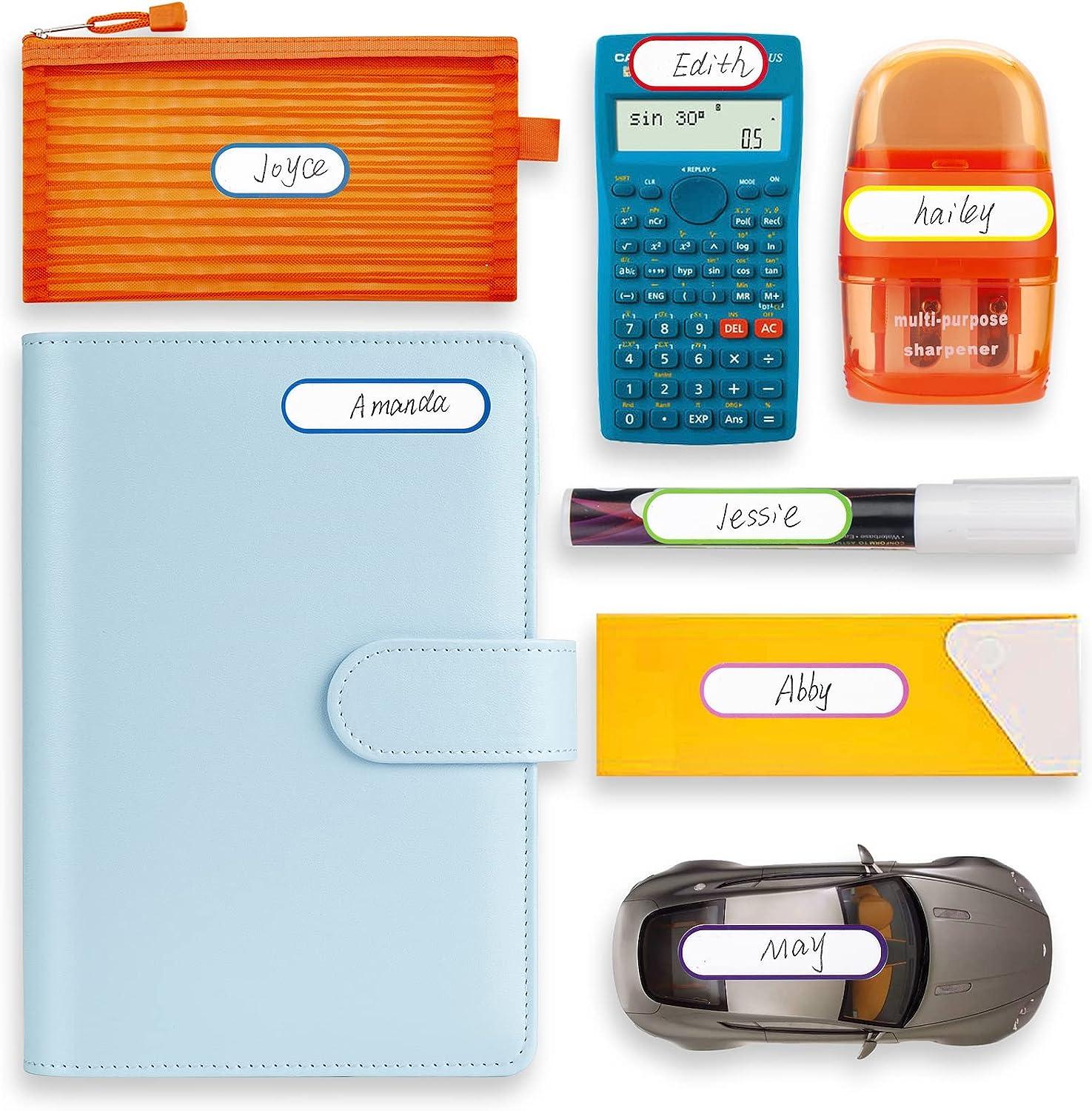 Waterproof Baby Bottle Labels 64 PCS SelfLaminating, Dishwasher Safe Name Tags for Kids