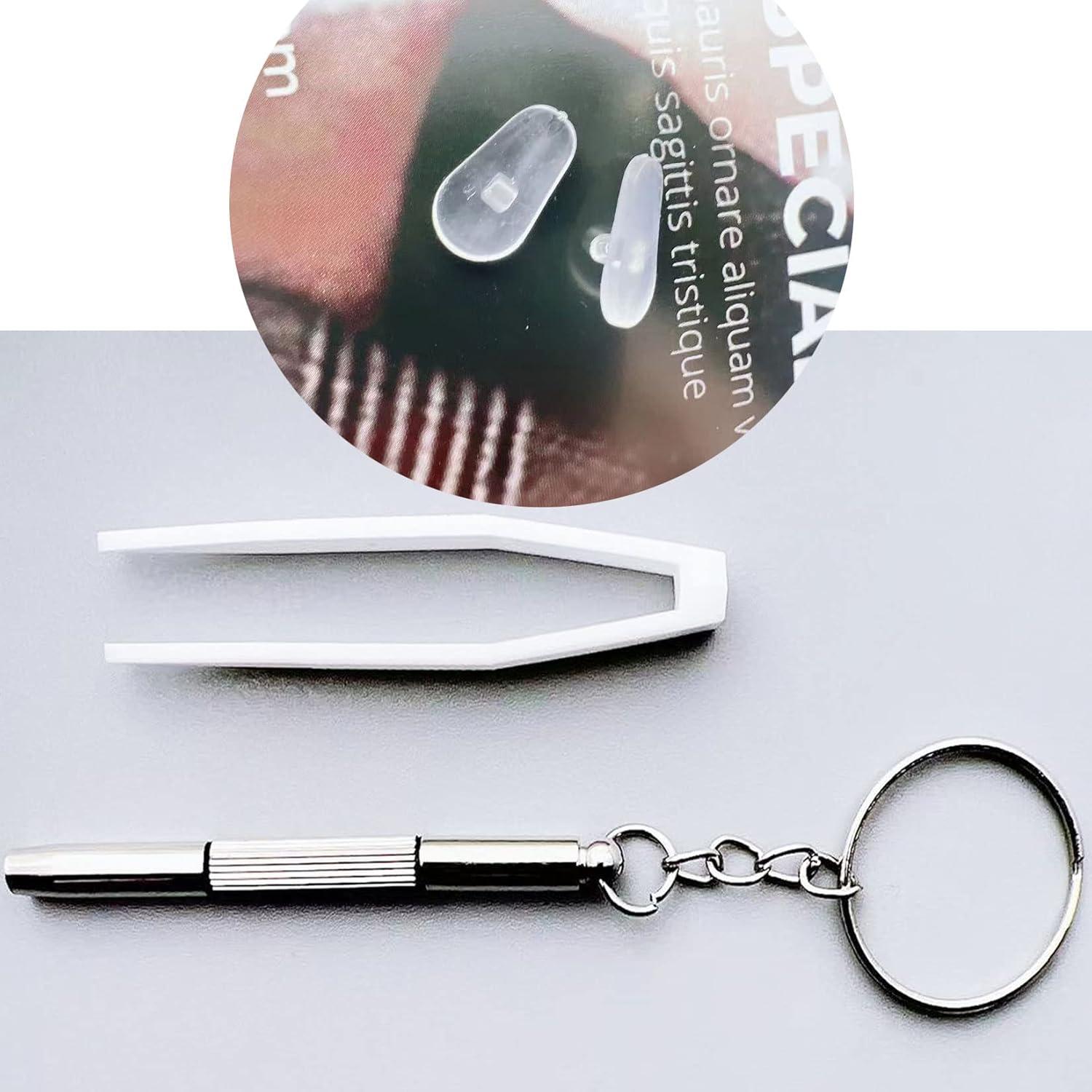 Magnifying Glass Eyeglass Repair Kit With Nuts Upgraded Magnetic