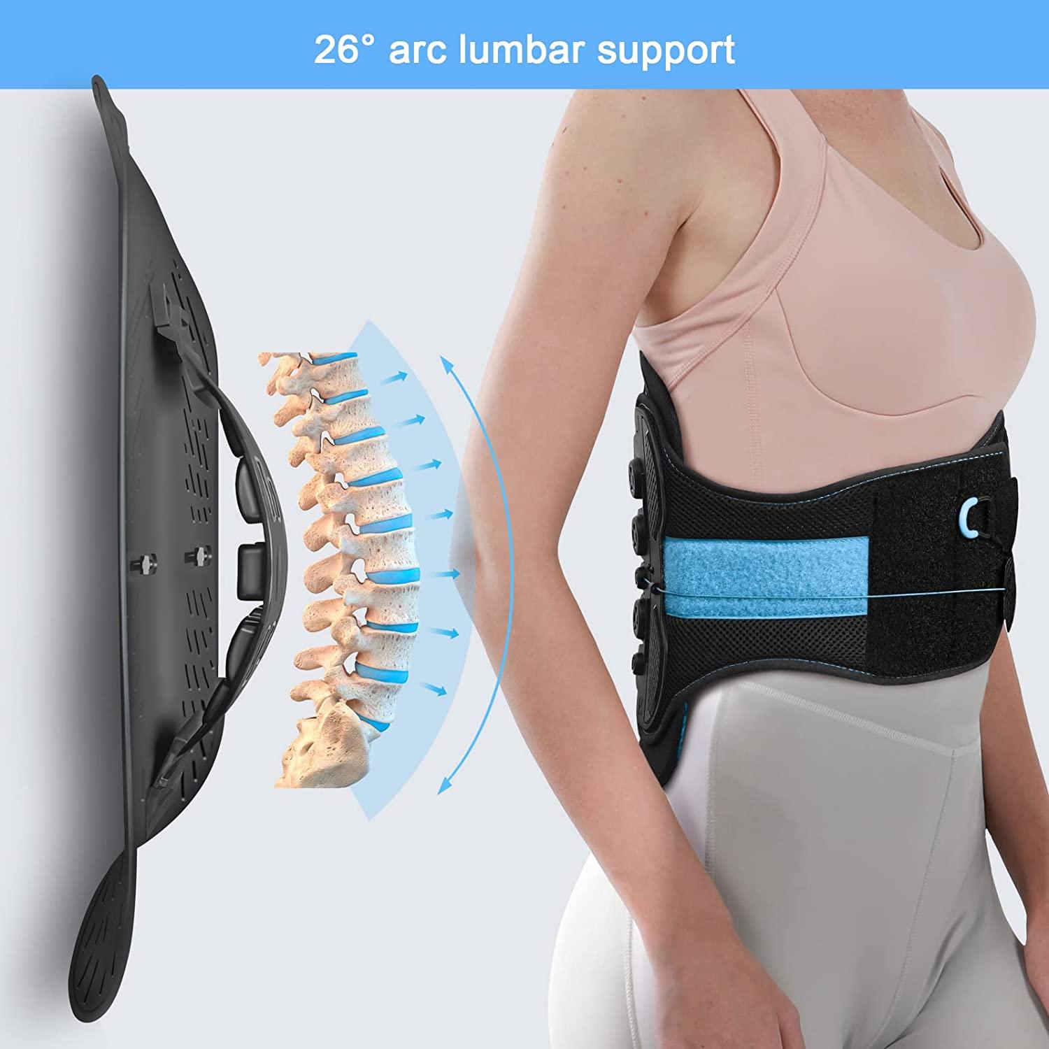  Back Brace Lumbar Back Support Belt for Lower Back