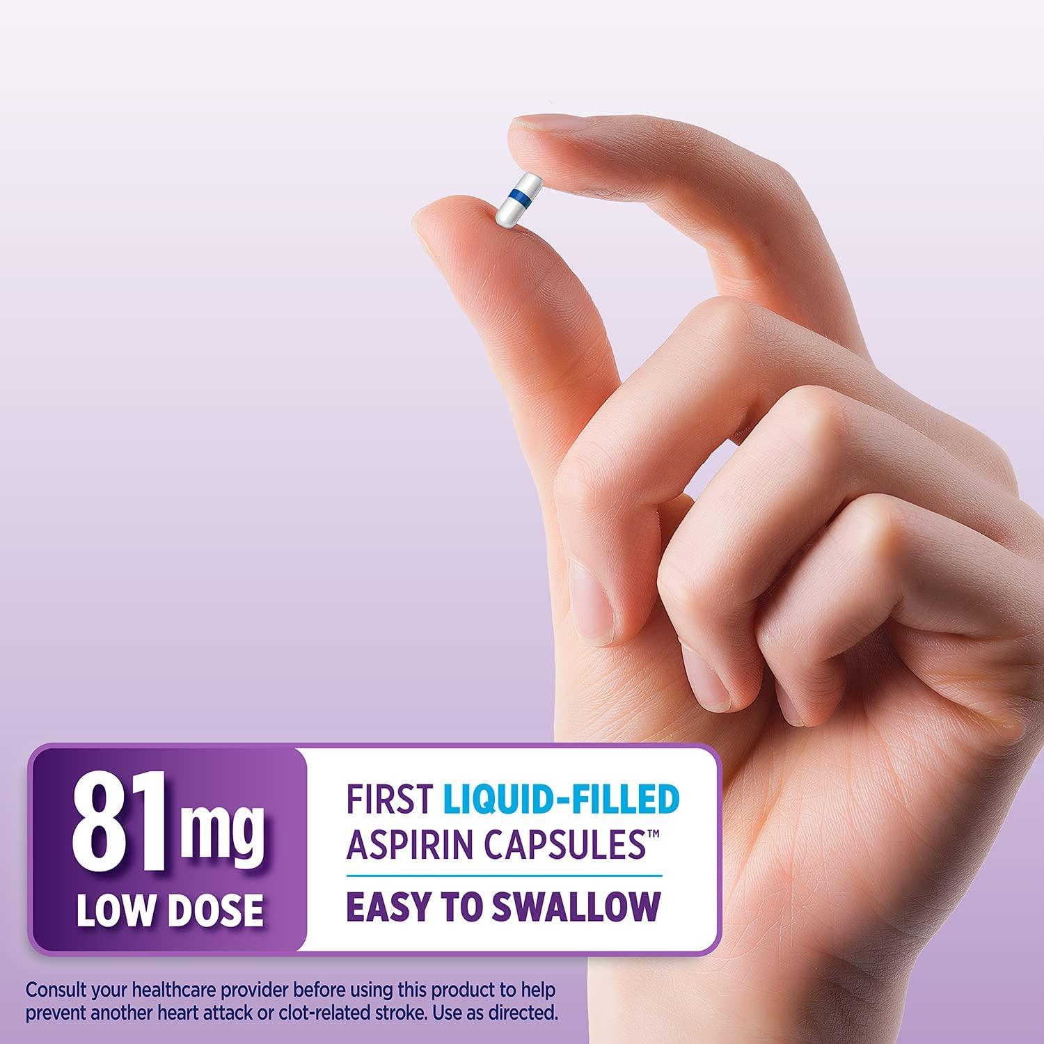 VAZALORE Aspirin 81mg for Adults Low Dose Aspirin Heart Therapy