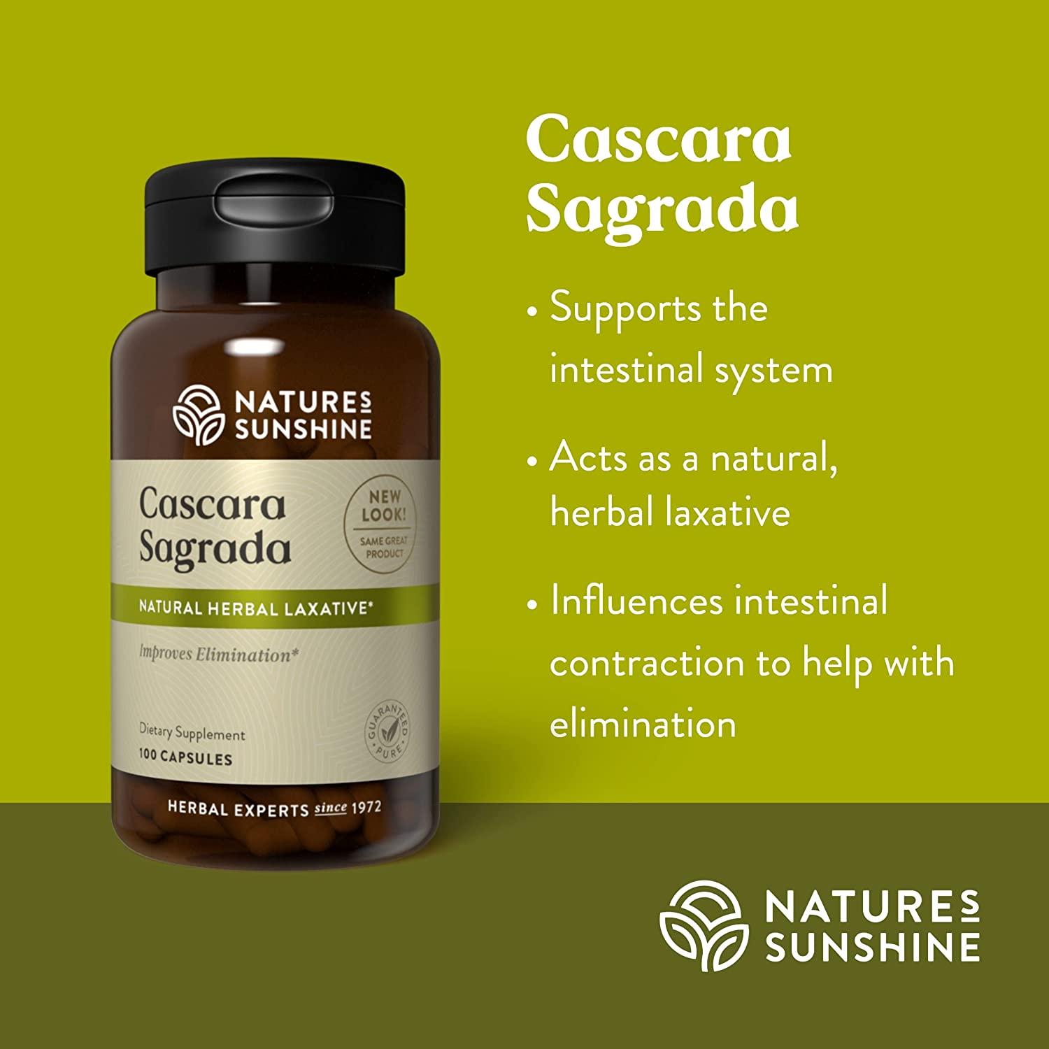 Nature's Sunshine Cascara Sagrada 100 Capsules