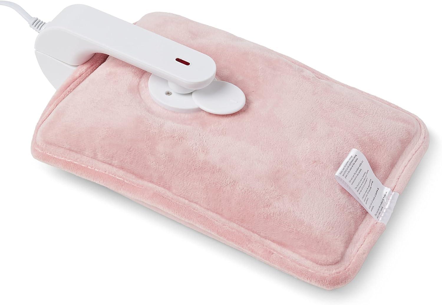 AMOS Eezy Rechargeable Electric Hot Water Bottle Bed Warmer with Hand