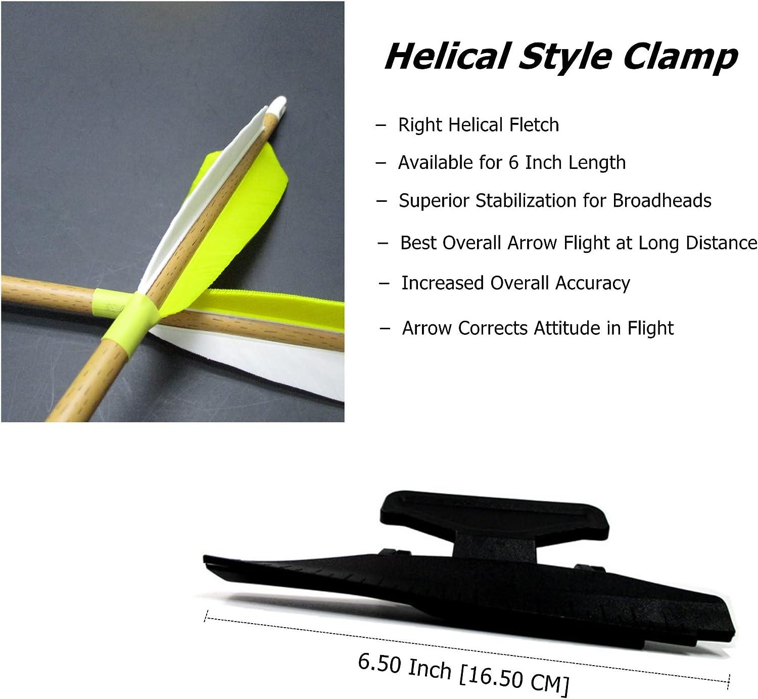 M.SJUMPPER ARCHERY Fletching Jig Adjustable DIY Fletch Tool Kit