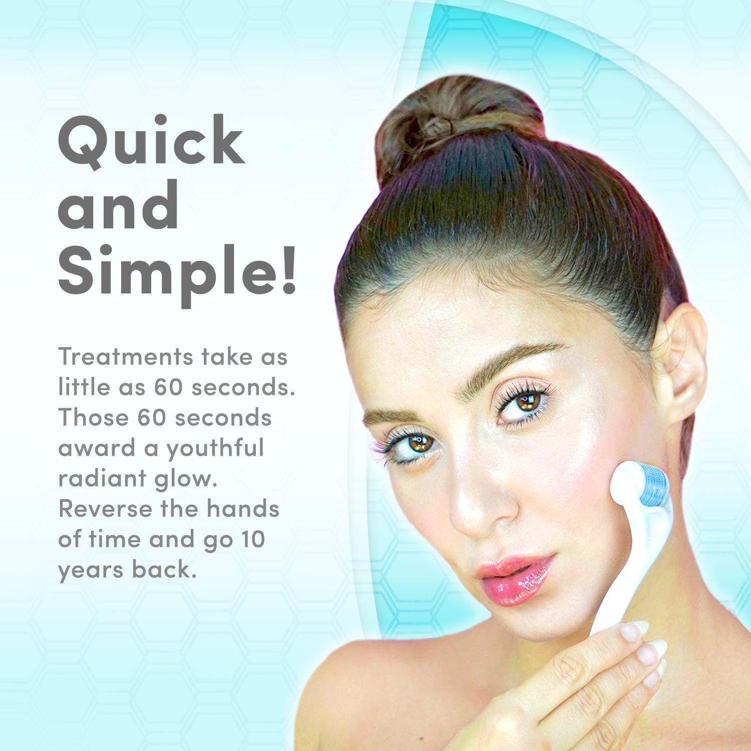 Microneedling Derma Roller Kit for Face, Body, Hair & Beard Micro 540