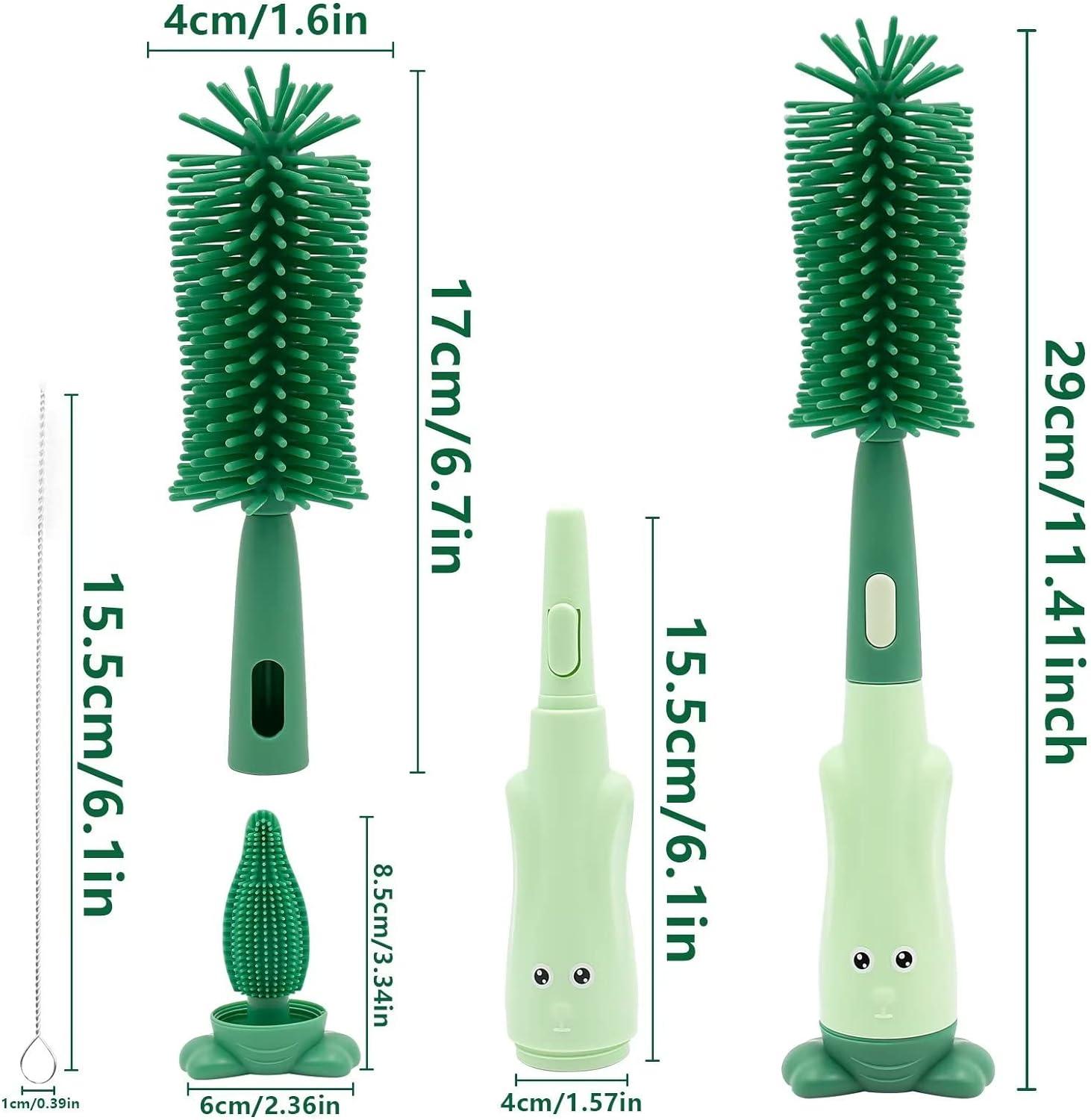 Bottle Brush Baby Bottle Cleaning Brush 3 in 1 Bottle and Teat Cleaning Brush Kit for Cleaning