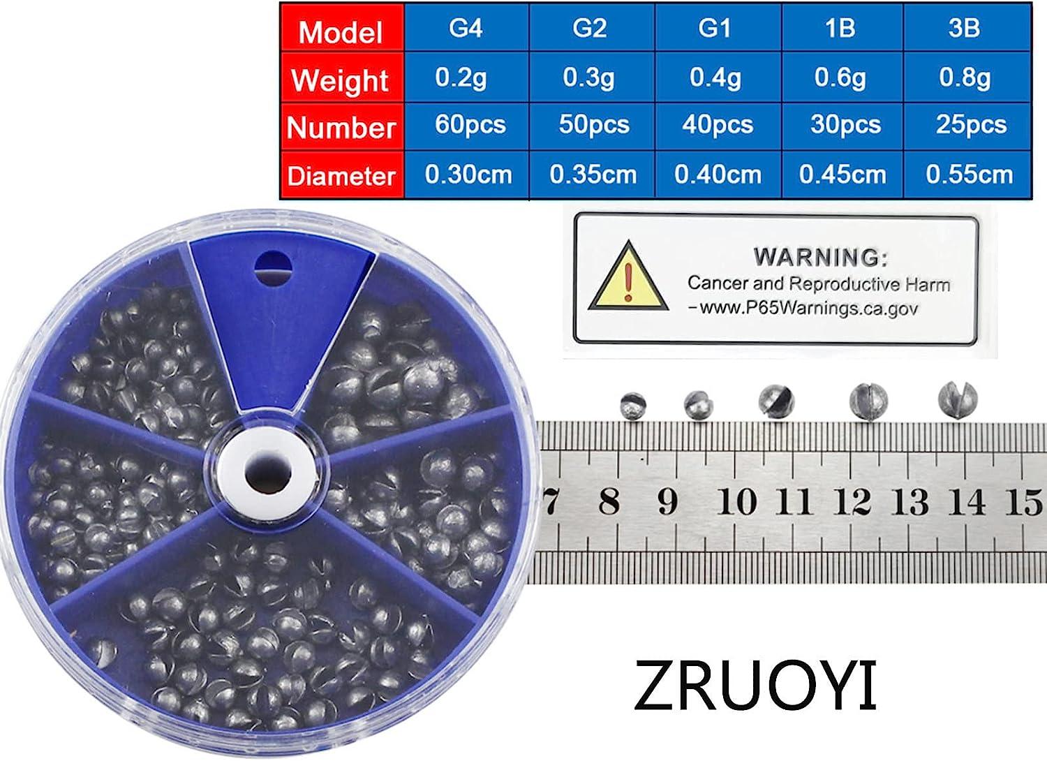 Fishing Line Lead Shot Fishing Drop Shot Weights 50pc Bullet